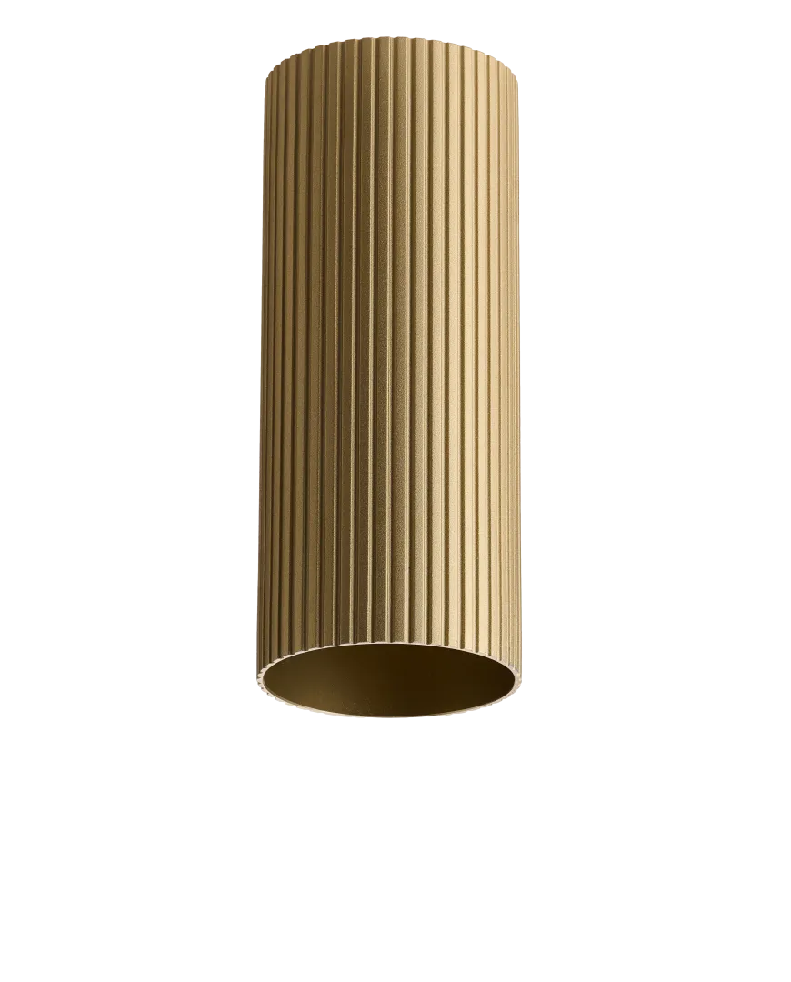 LUCAS RIBBED TUBE 30 ANODISED GOLD