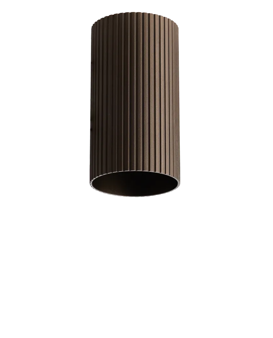 LUCAS RIBBED TUBE 9 ANODISED BRONZE