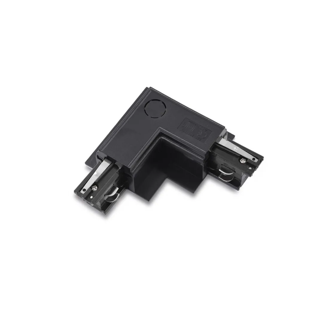 TRACK 3LINE L CONNECTOR LEFT GIPS BK