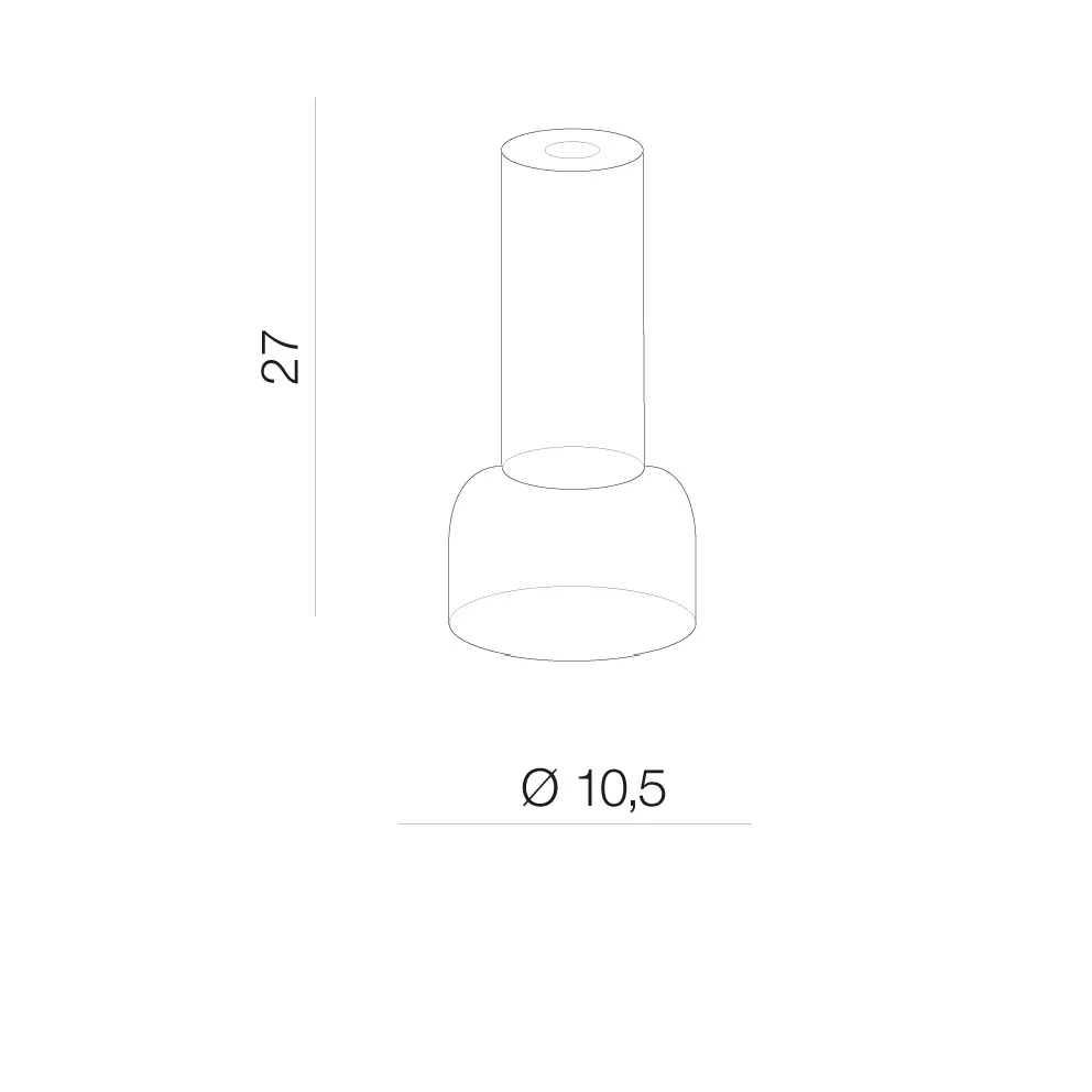 ZIKO GU10 GLASS (YELLOW)