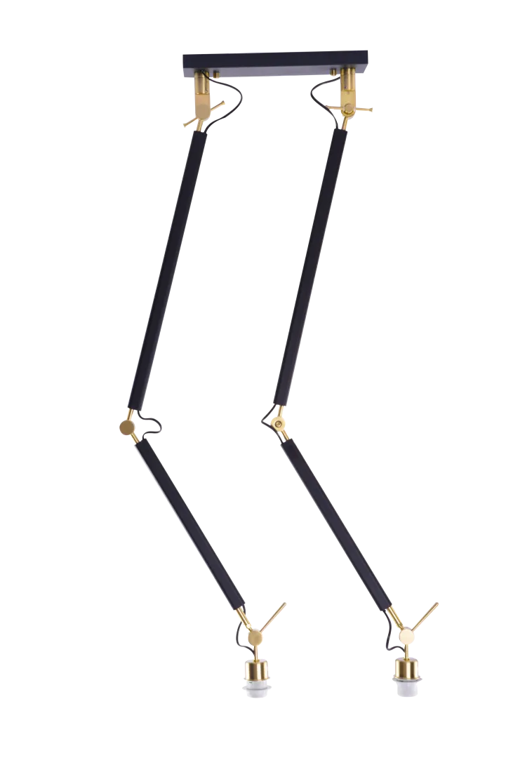 ZYTA 2 S PENDANT LAMPBODY BK/GO