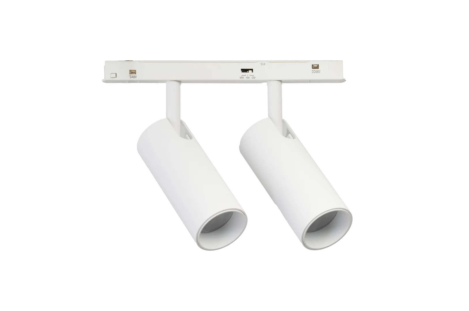 ALFA NIKO 2 TRACK MAGNETIC 2LINE 2X12W CCT SWITCH DIMM WH