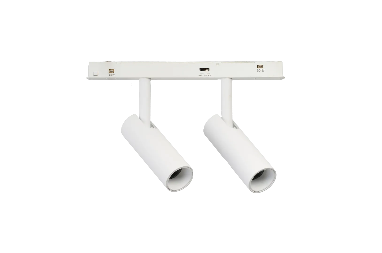 ALFA NIKO 2 TRACK MAGNETIC 2LINE 2X7W CCT SWITCH DIMM WH