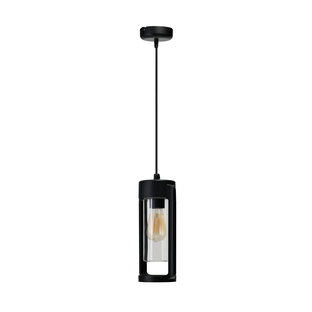 LANTERN PENDANT E27 IP54 BK